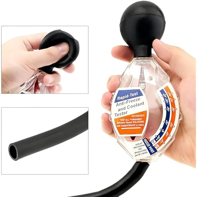 FALVFUN CAR ANTIFREEZE COOLANT TESTER, 2PCS HIGH ACCURACY DIAL TYPE VEHICLE COOLANT TESTER DENSITOMETER, AUTOMOTIVE BATTERY LIQUID DENSITOMETER, UNIVERSAL FOR SUV AUTOMOBILE TRUCK - Image 5